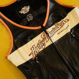 Harley Davidson Deadstock Leather Vest